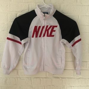 Nike boys zip up warmup jacket